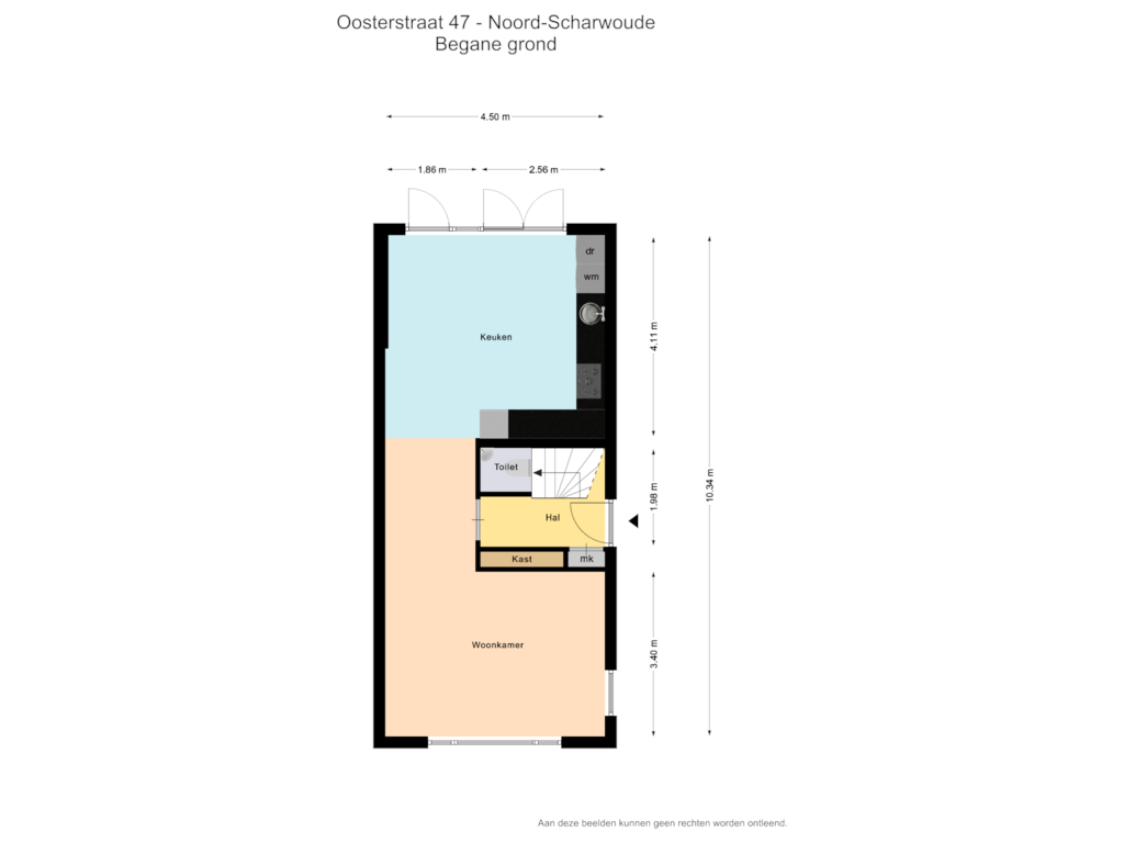 View floorplan of BG of Oosterstraat 47