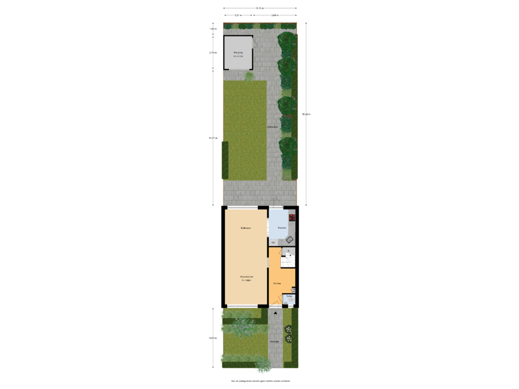 Bekijk plattegrond van Situatie van Verheulstraat 9