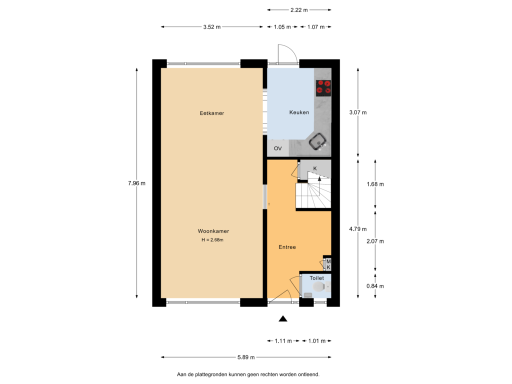 Bekijk plattegrond van Begane Grond van Verheulstraat 9