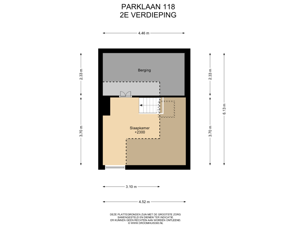 Bekijk plattegrond van 2E Verdieping van Parklaan 118