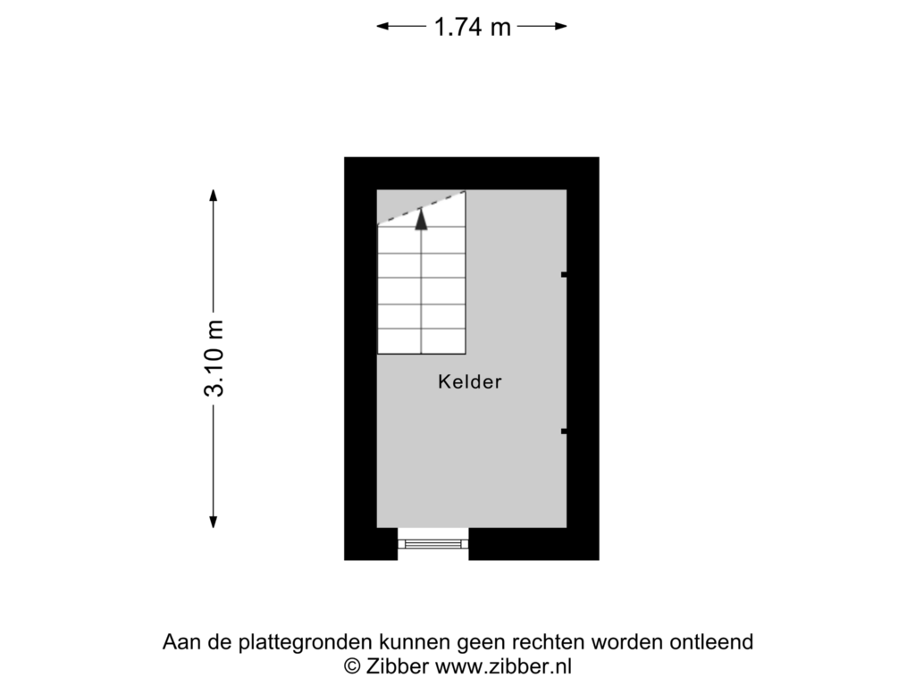 Bekijk plattegrond van Kelder van Gammelkerstraat 29