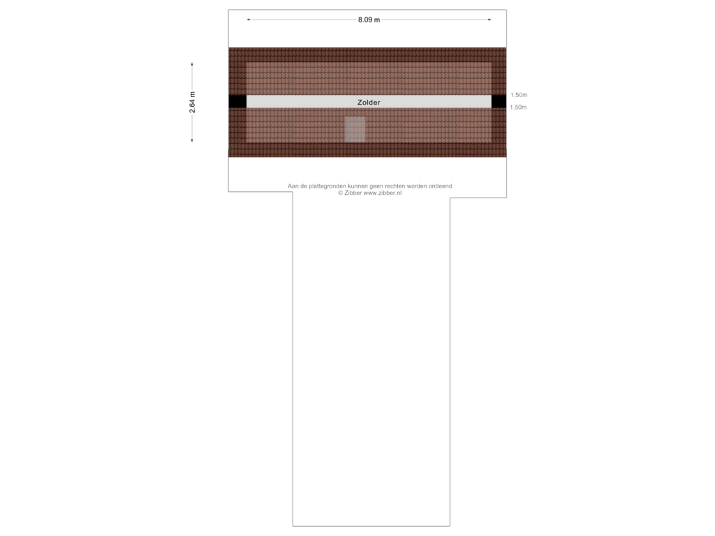 Bekijk plattegrond van Zolder van Van Bongastrjitte 14