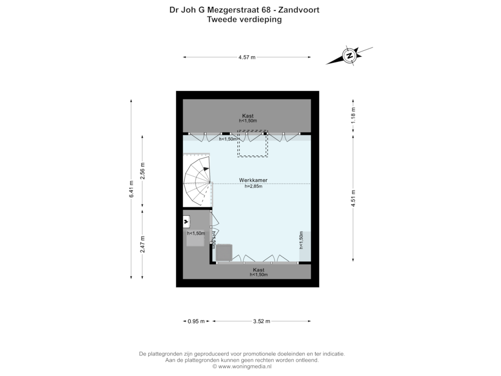 Bekijk plattegrond van 2e_verd van Dr Joh G Mezgerstraat 68