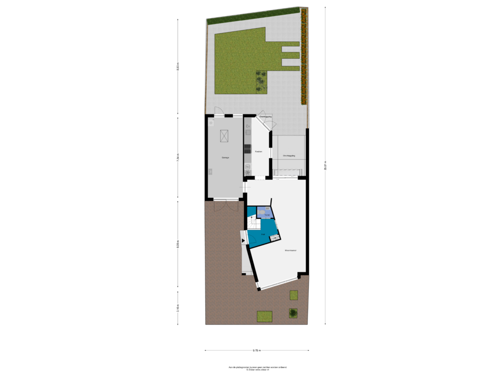 Bekijk plattegrond van Begane Grond_Tuin van Het Geleer 21