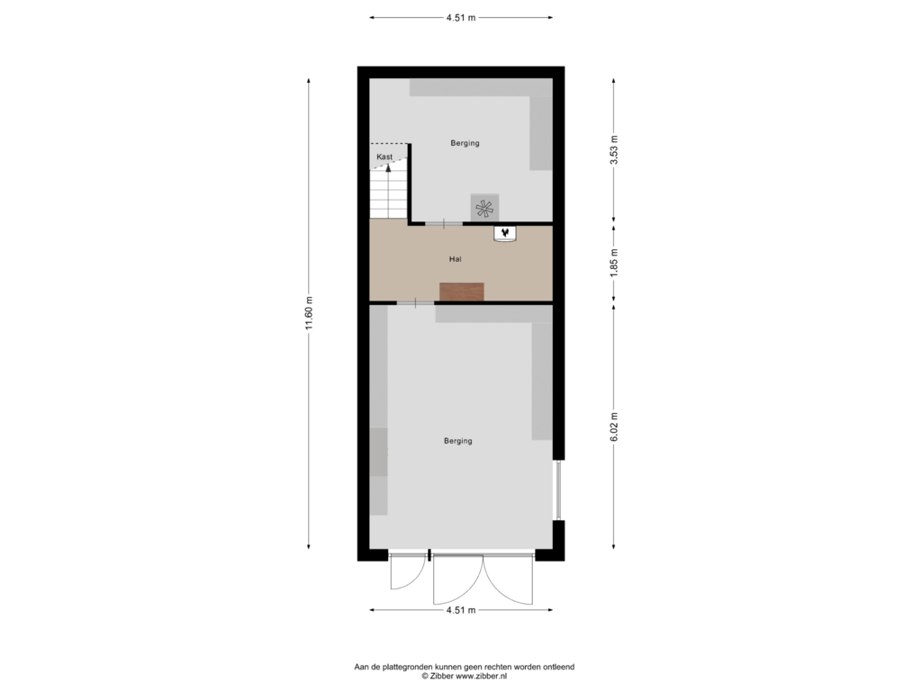 Bekijk plattegrond van Souterrain van Eijkhovenstraat 9