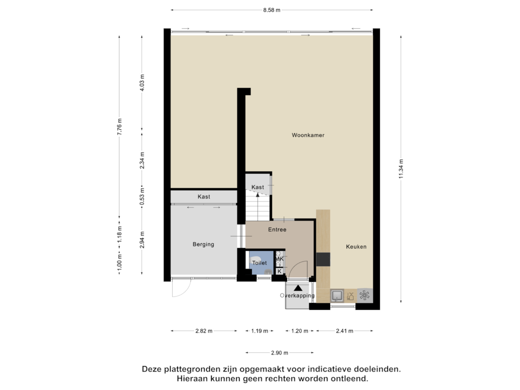 Bekijk plattegrond van Begane Grond van Steppevlinder 11