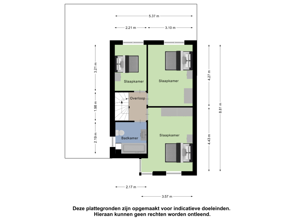 Bekijk plattegrond van Eerste Verdieping van Steppevlinder 11