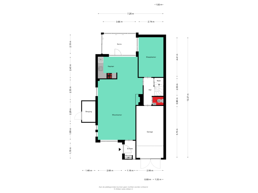 Bekijk plattegrond van Begane grond van Merketon 8