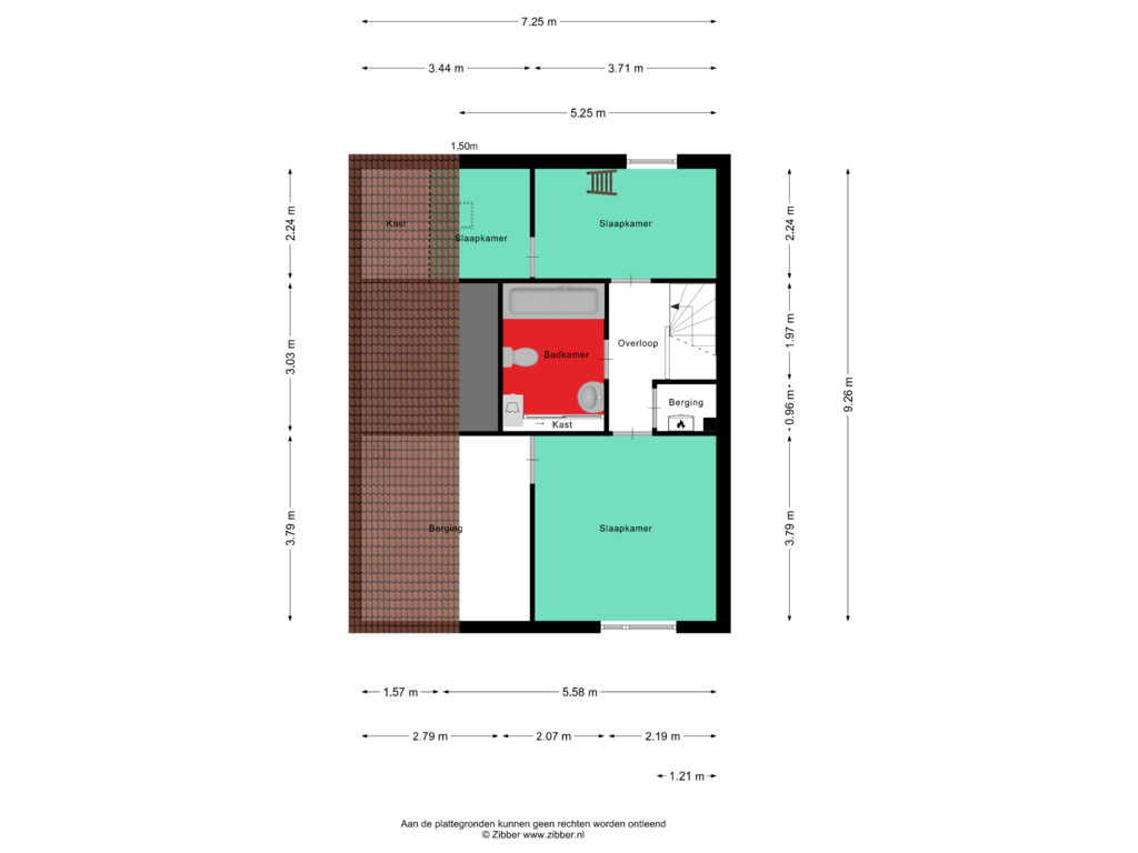 Bekijk plattegrond van Eerste verdieping van Merketon 8