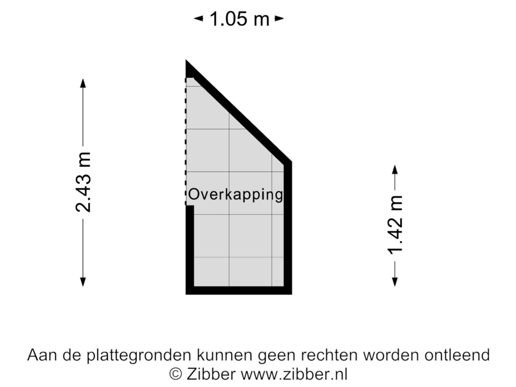 Bekijk plattegrond van Overkapping van Merketon 8