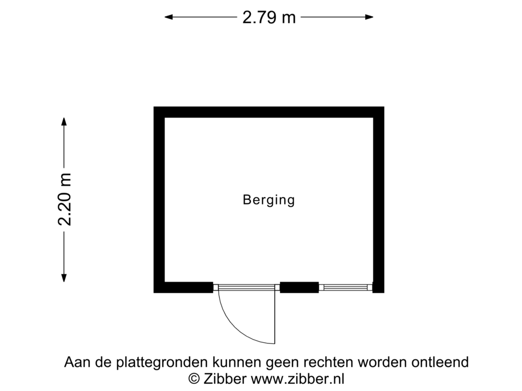 Bekijk plattegrond van Berging van Merketon 8