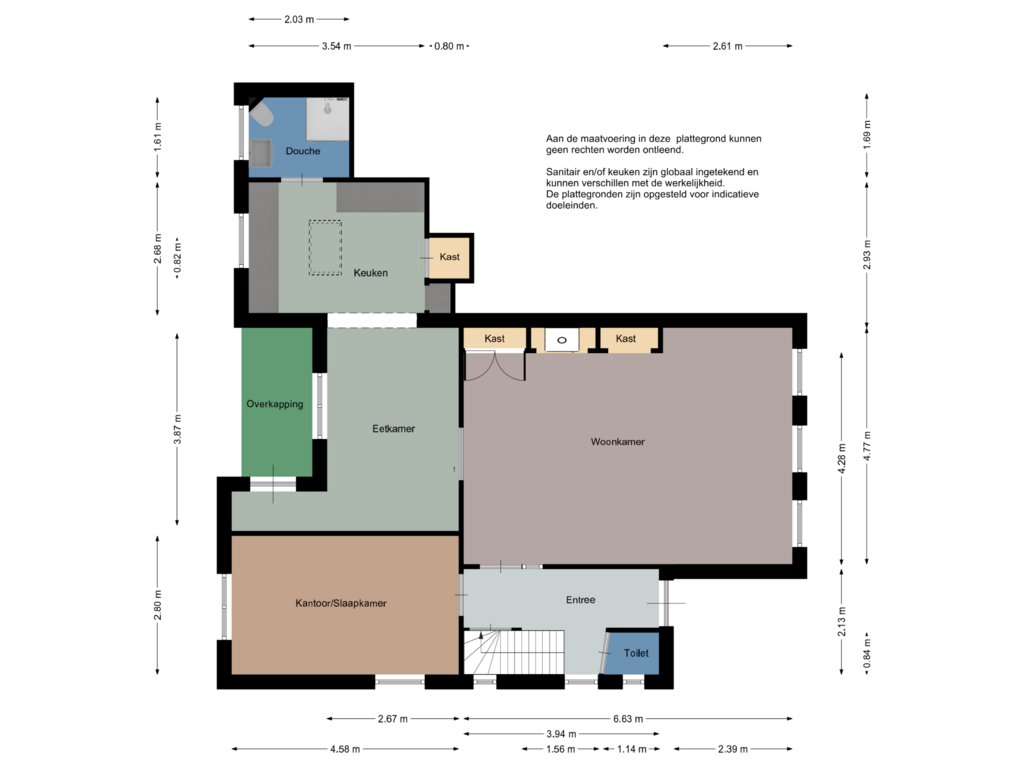 Bekijk plattegrond van Begane grond van Marijkeweg 6