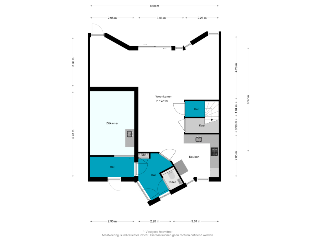 View floorplan of Begane grond of Boezem 35