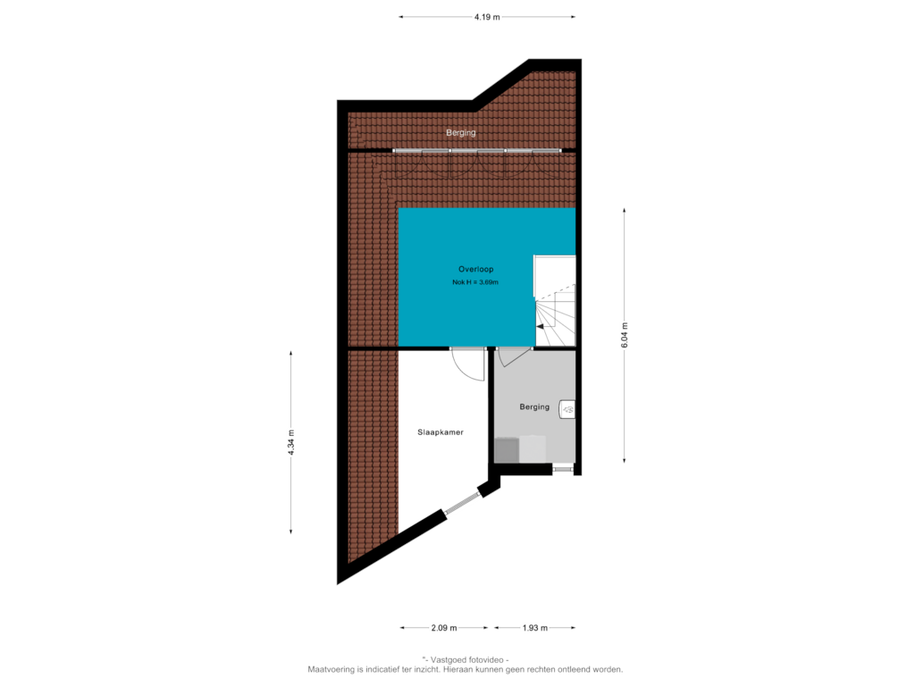 View floorplan of 2e verdieping of Boezem 35