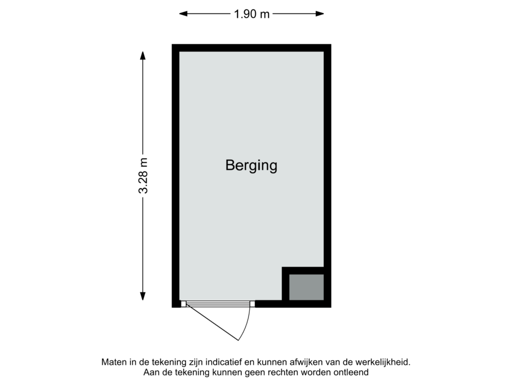 Bekijk plattegrond van Berging van Hellingbaan 307