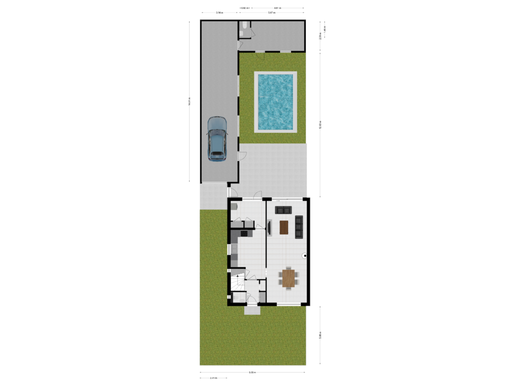 View floorplan of Situatie of De Ripsstraat 4