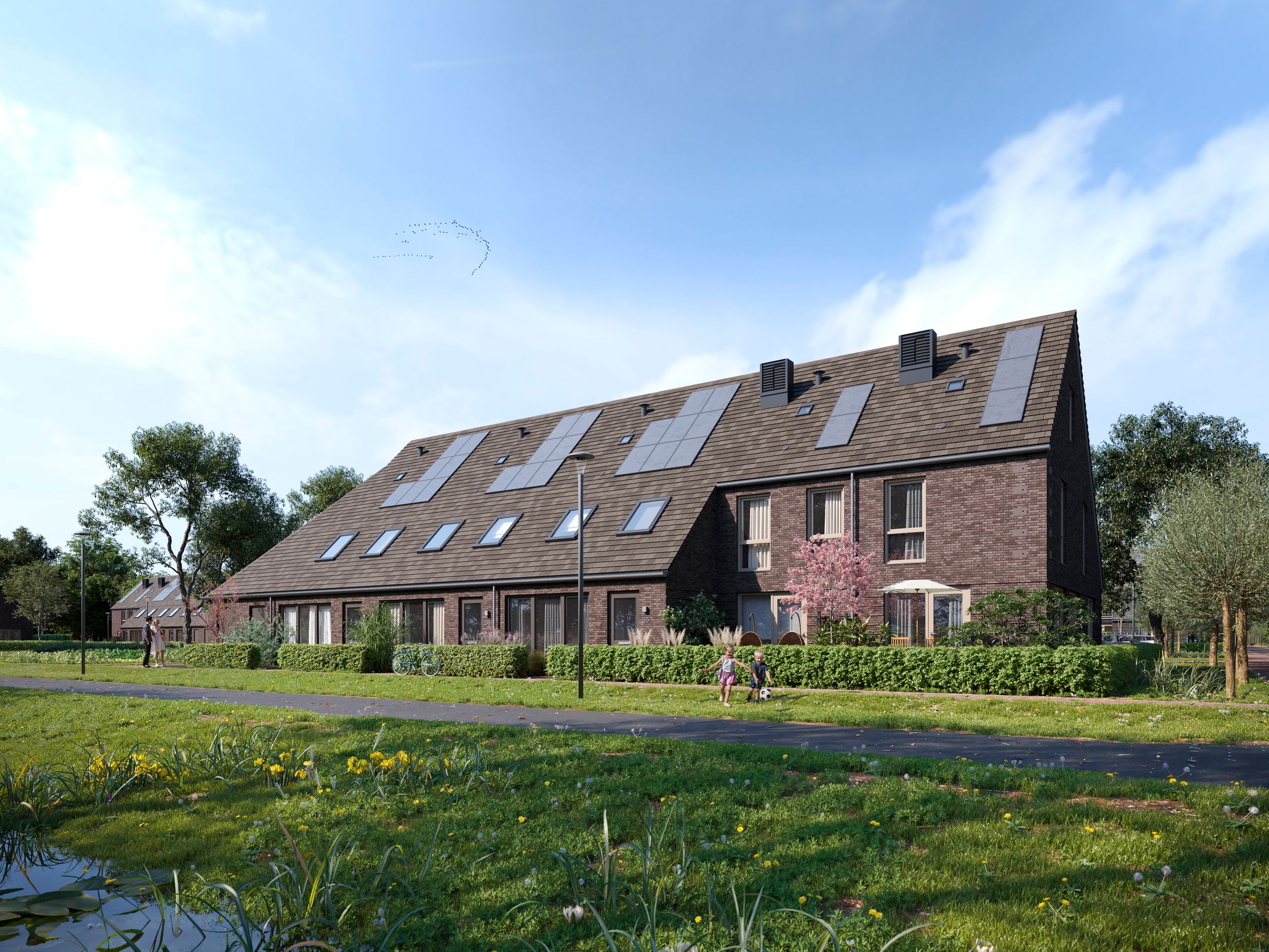 Rug-aan-rug woning Hallehuis (Bouwnr. 39)