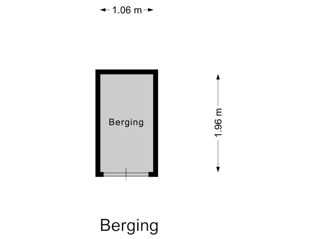 Bekijk plattegrond van Berging van Kolveniershof 114