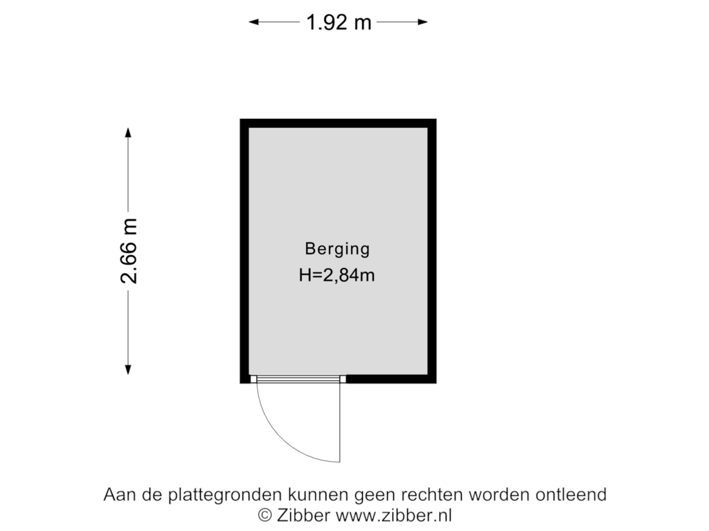 View floorplan of Berging of Contrescarp 150