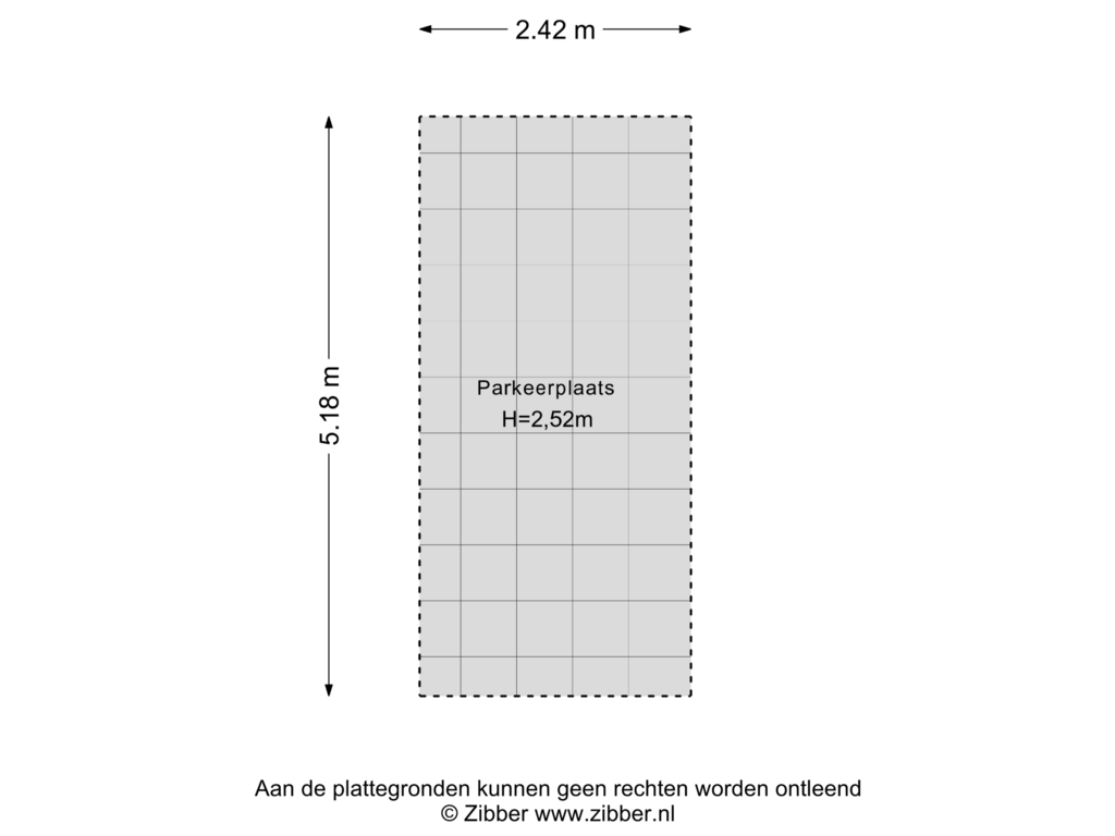 View floorplan of Parkeerplaats of Contrescarp 150