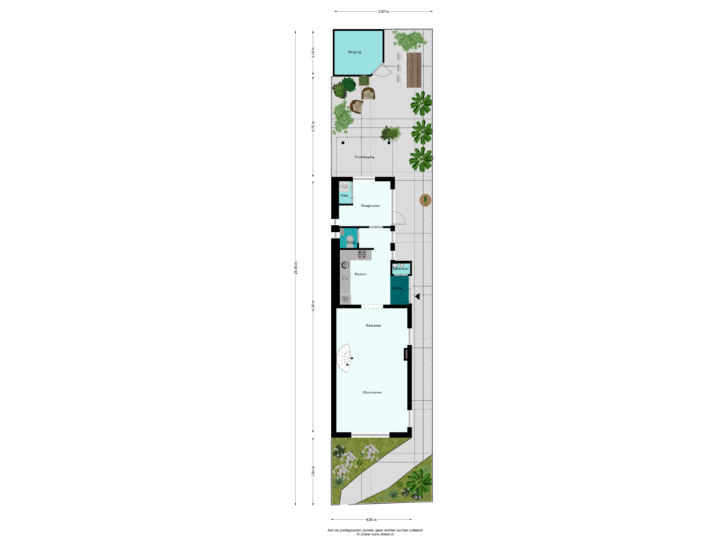 Bekijk plattegrond van Begane Grond _ Tuin van Dorpsstraat 804