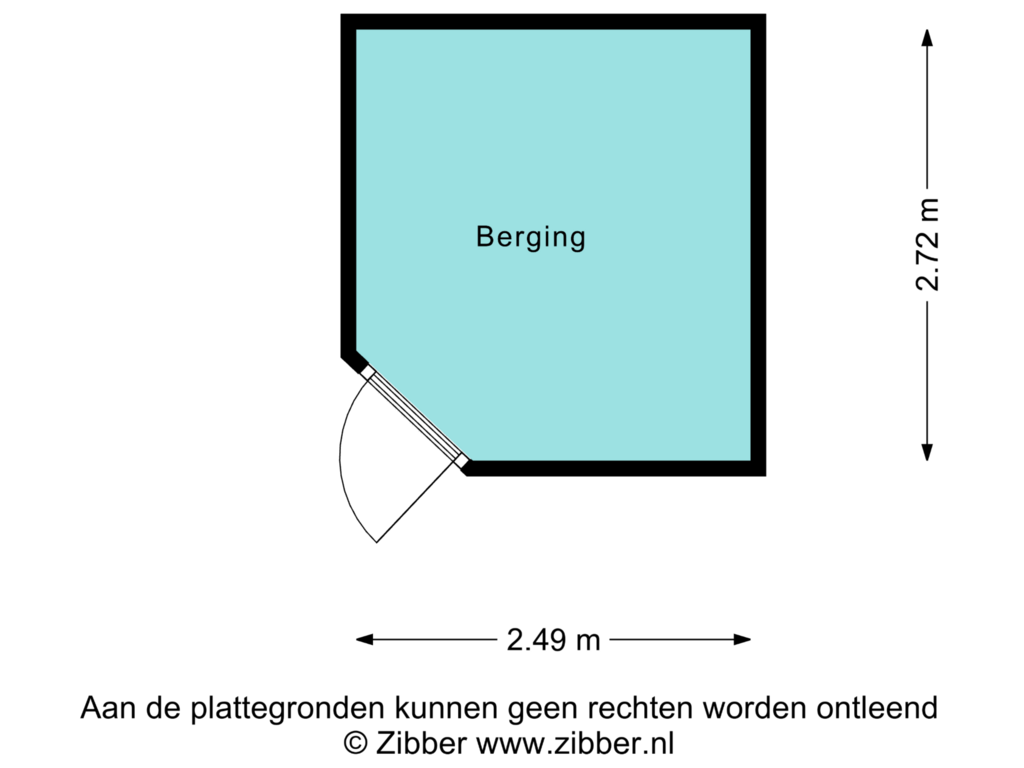 Bekijk plattegrond van Berging van Dorpsstraat 804