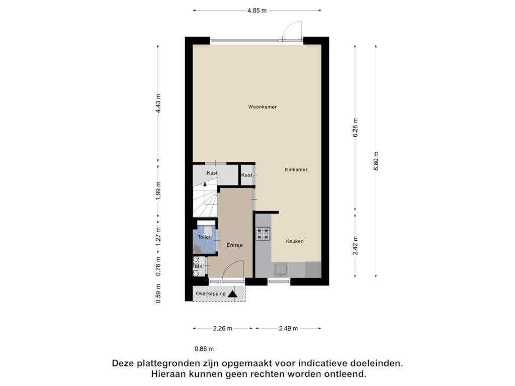 Bekijk plattegrond van Begane Grond van Frankrijklaan 19