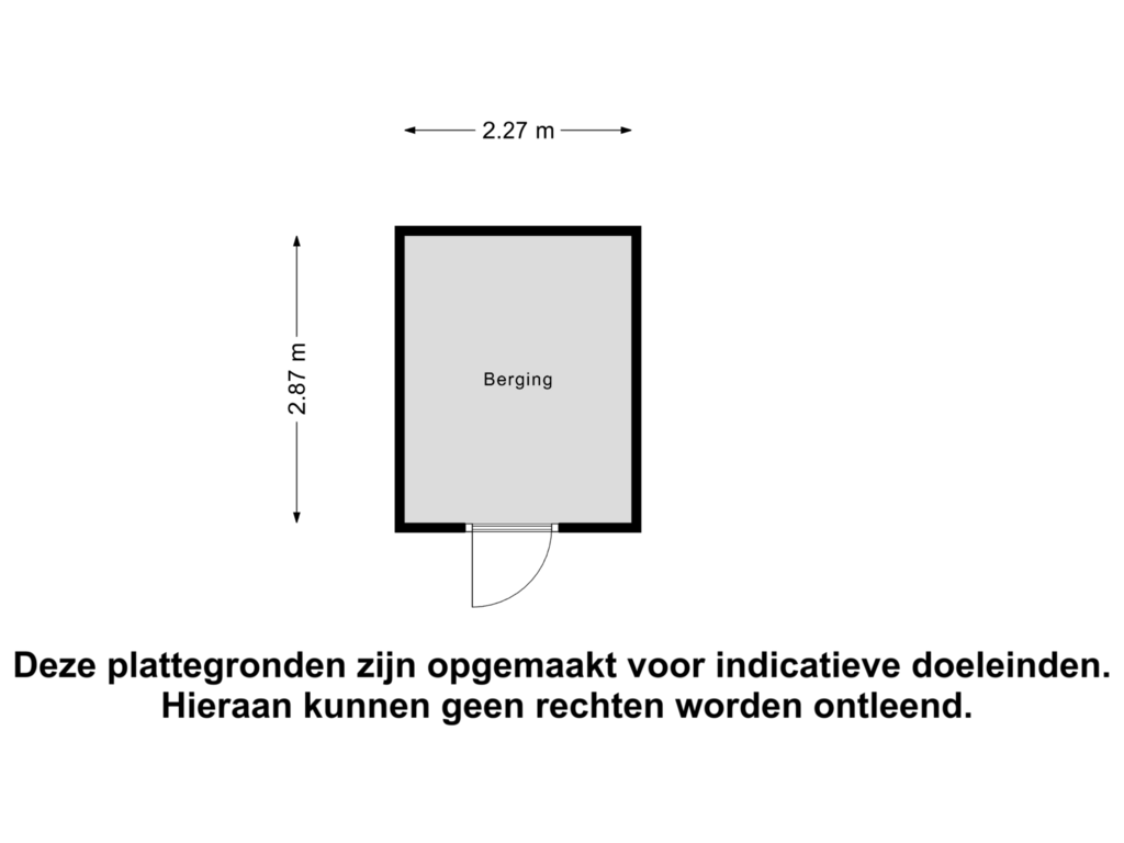 Bekijk plattegrond van Berging van Frankrijklaan 19