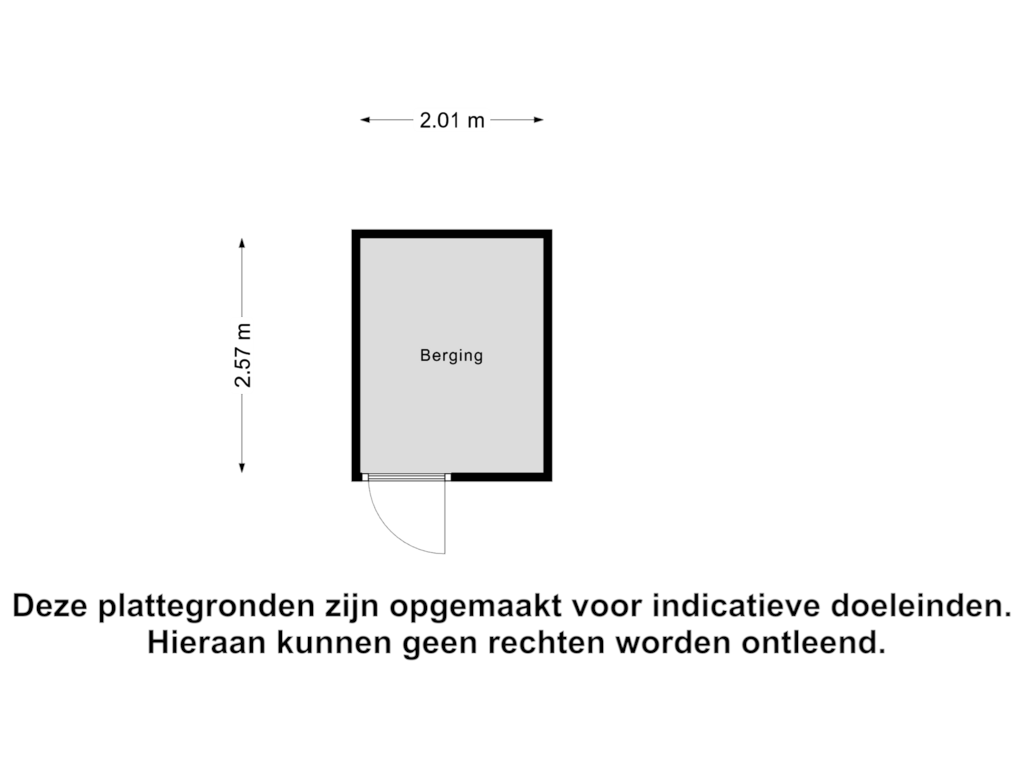 Bekijk plattegrond van Berging van Abdijtuinen 172