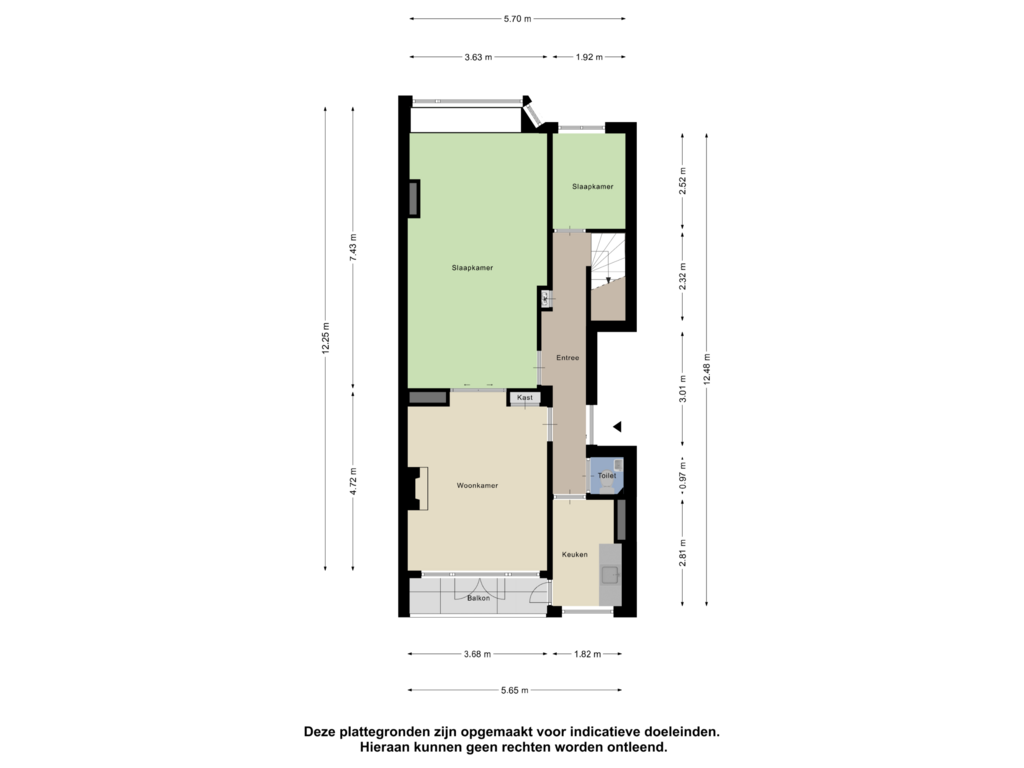 Bekijk plattegrond van Begane Grond van De Savornin Lohmanlaan 111-B02