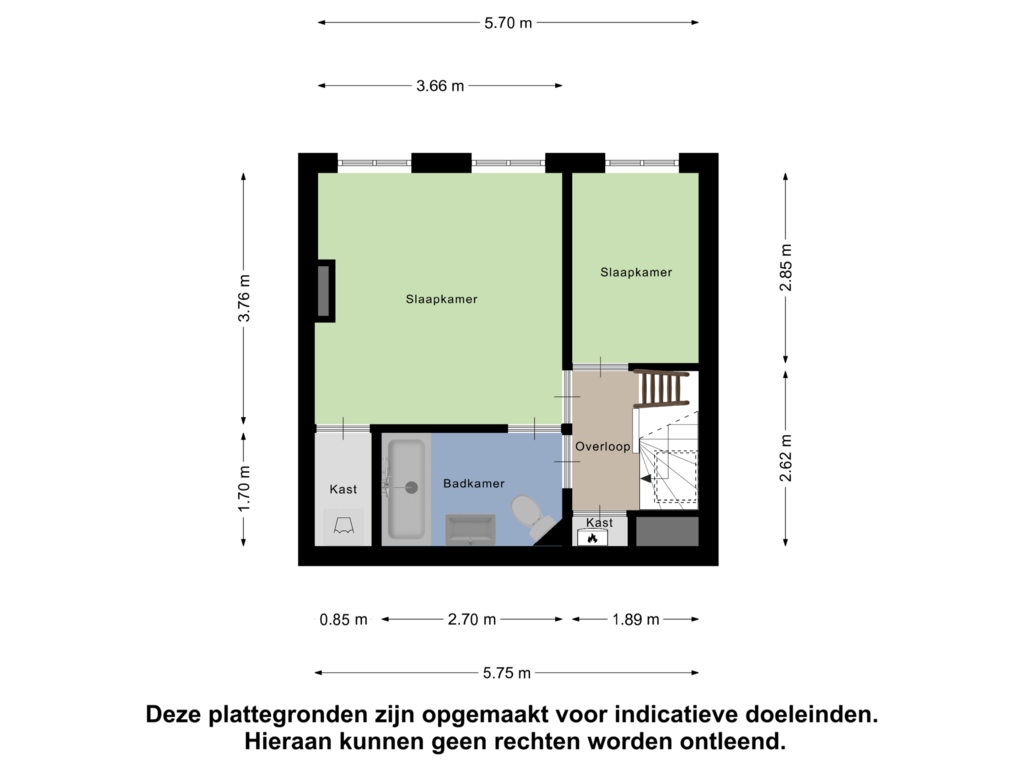 Bekijk plattegrond van Eerste Verdieping van De Savornin Lohmanlaan 111-B02