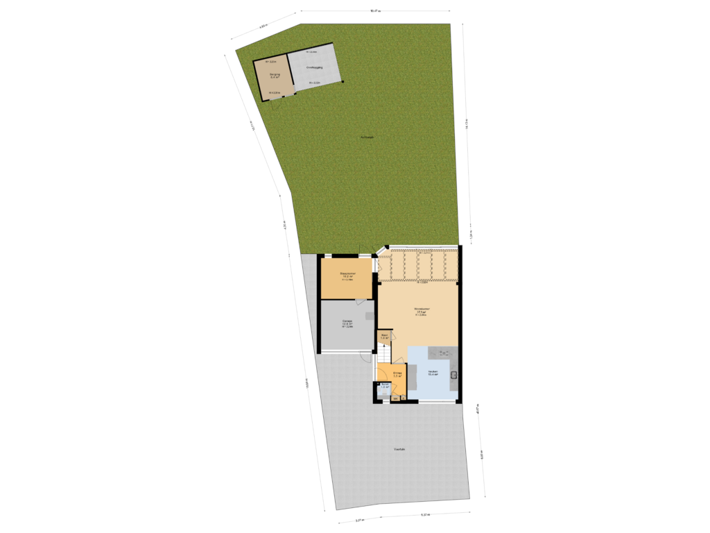 Bekijk plattegrond van Situatie van De Wylch 13