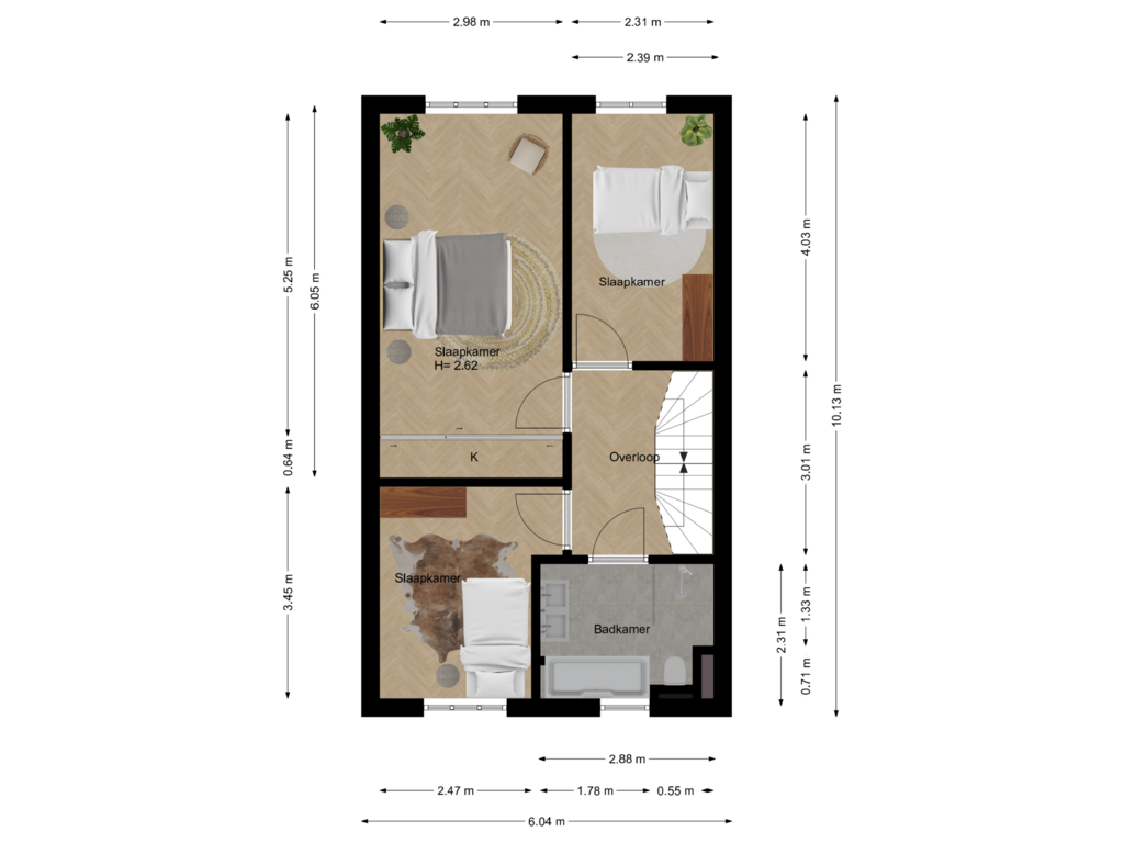 Bekijk plattegrond van Verdieping 1 van Van der Endetuinen 8