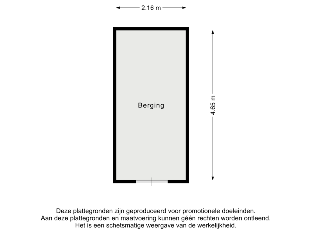 Bekijk plattegrond van Berging van Bereklauw 16