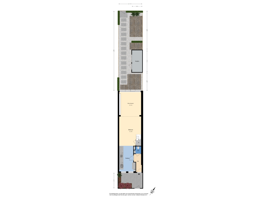 Bekijk plattegrond van perceel van Hertogstraat 6