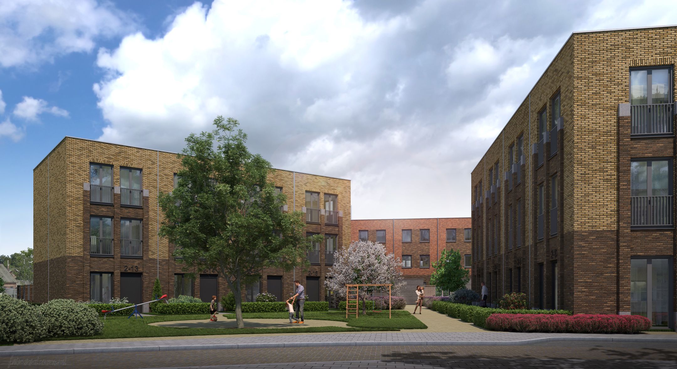 Tussenwoningen Blok D (Bouwnr. 14), Meppel, 7942, Drenthe, Nederland  