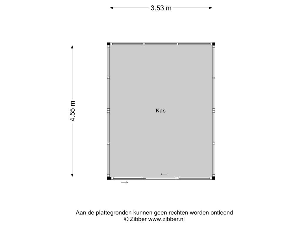 Bekijk plattegrond van Kas van Rabouw 17