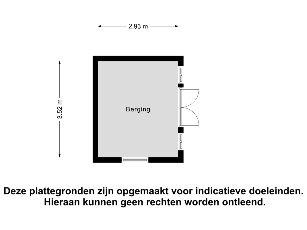 Bekijk plattegrond van Berging van 's-Molenaarsweg 13