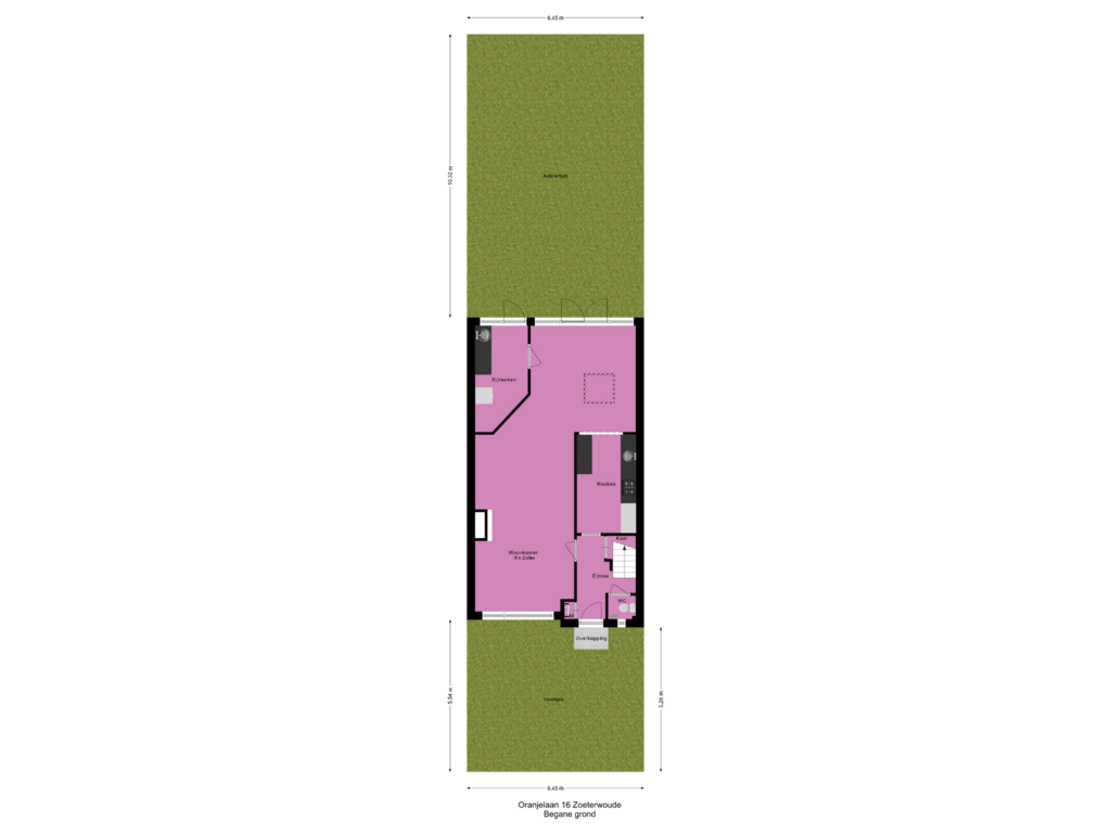 View floorplan of Situatie of Oranjelaan 16