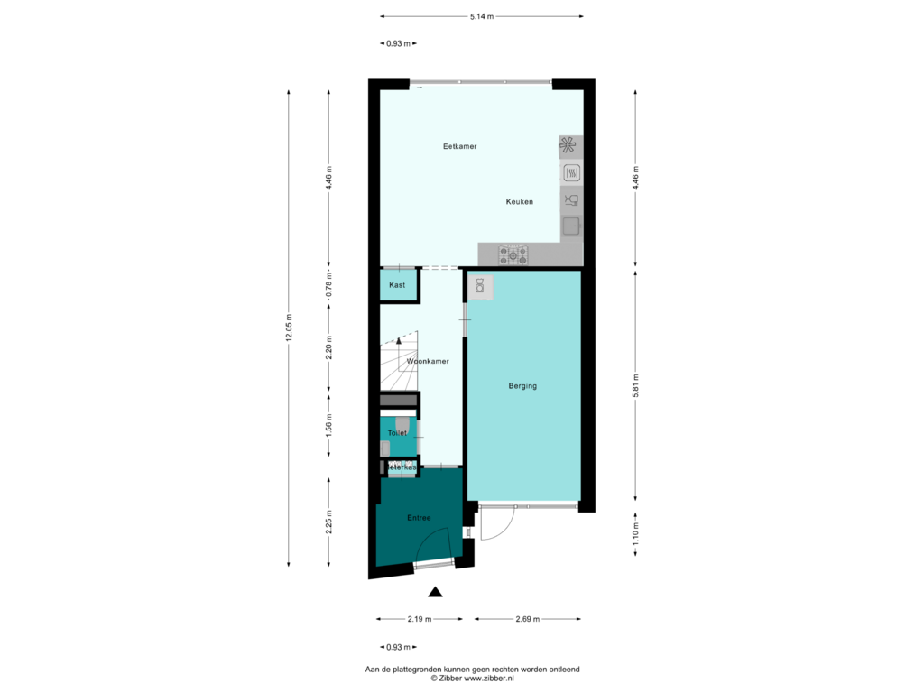 View floorplan of Begane Grond of Serenade 17