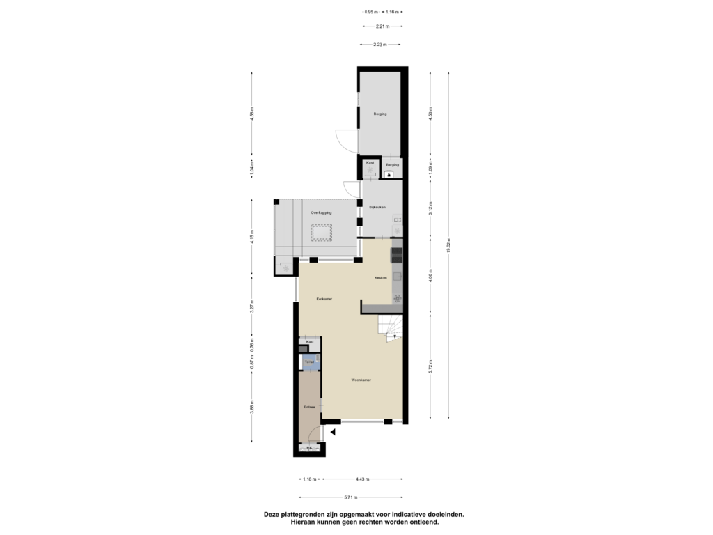 View floorplan of Begane grond of Gender 12