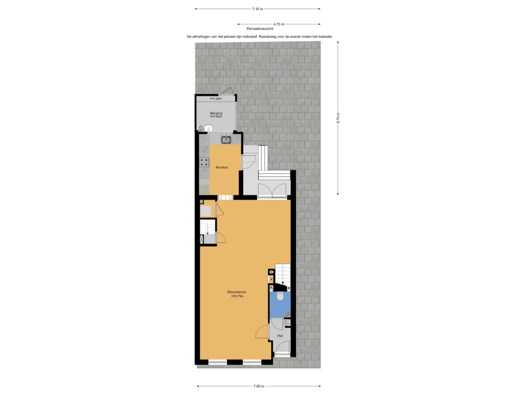 Bekijk plattegrond van Perceeloverzicht van Vogelaarstraat 26