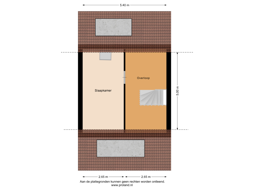 View floorplan of 2e Verdieping of Trekschuit 15