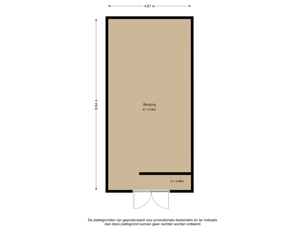 Bekijk plattegrond van Berging van Zorge'sweg 1