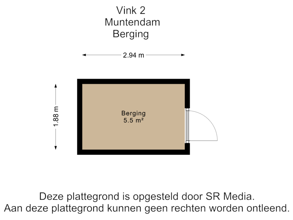 Bekijk plattegrond van Berging van Vink 2