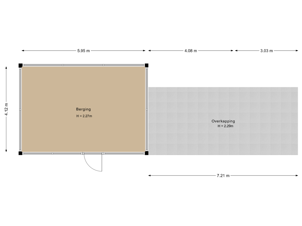 Bekijk plattegrond van Berging 2 van Schansdijk 3