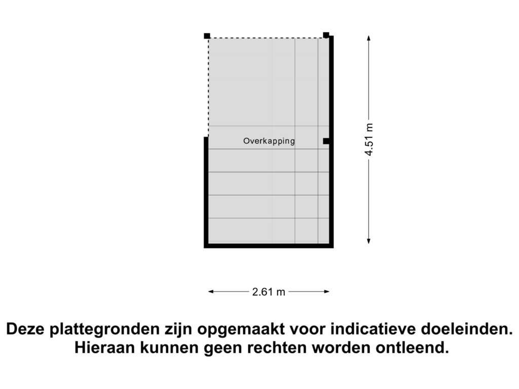 Bekijk plattegrond van Overkapping van Klipper 9