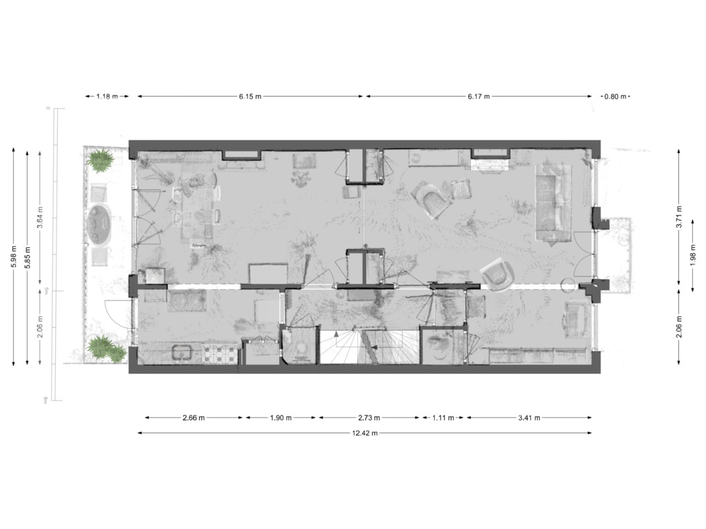 Bekijk plattegrond van 2e_verd van Van Breestraat 181-2