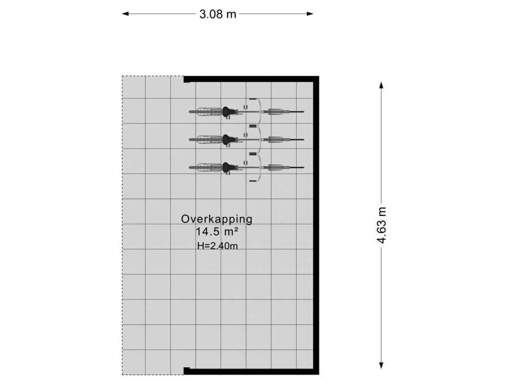 View floorplan of Overkapping of Achterhoeskamp 5