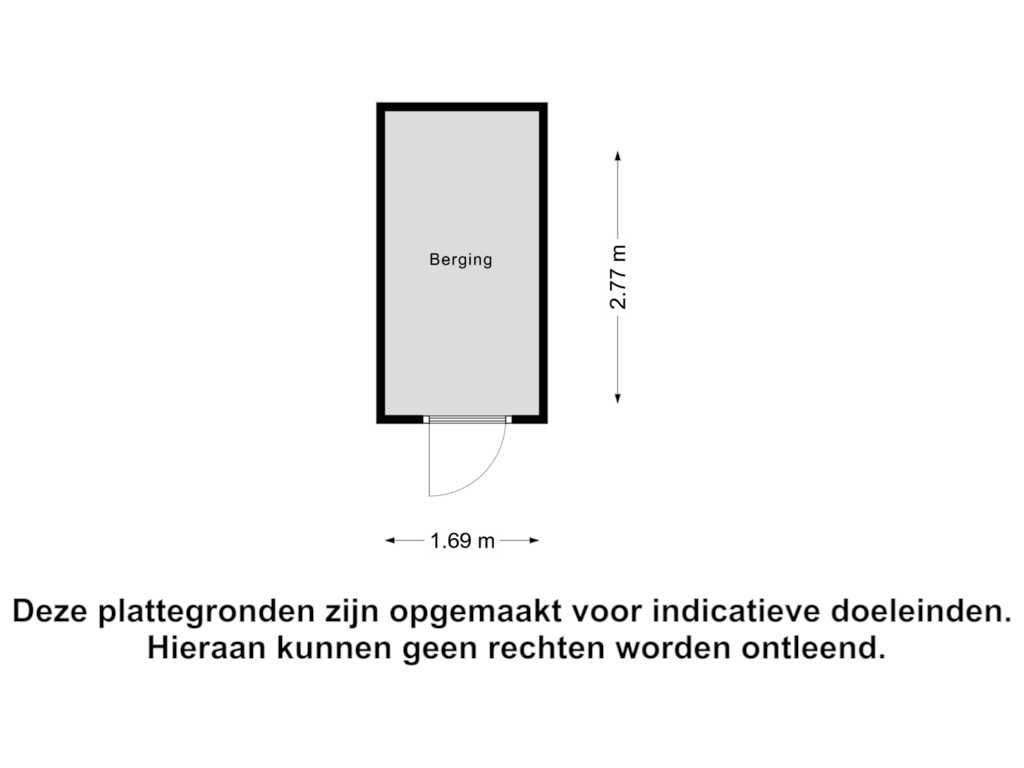 Bekijk plattegrond van Berging van Broederwal 259